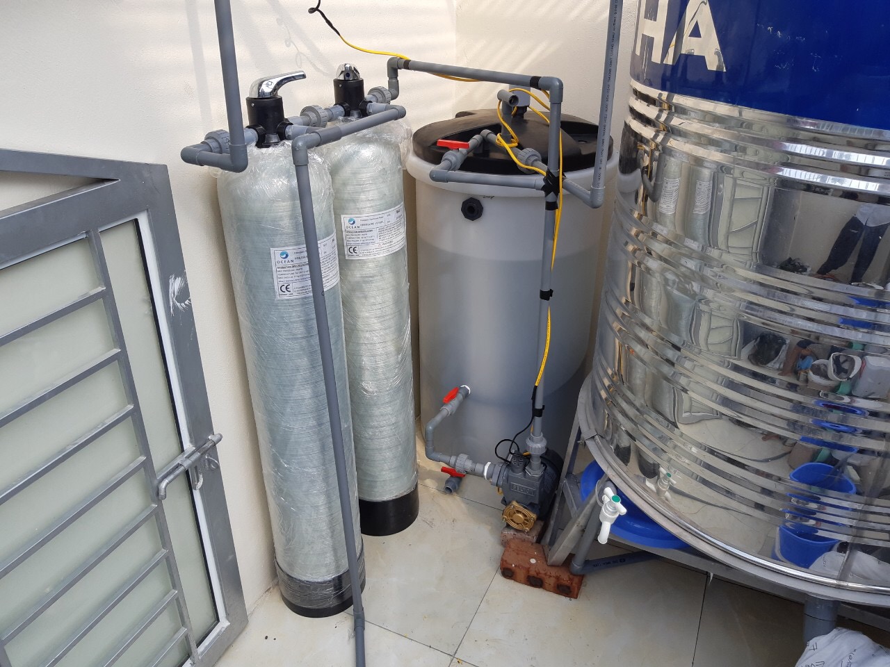 Bộ lọc và xử lý nước giếng khoan cth c2 200