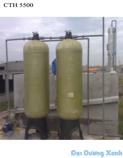 Thiết bị lọc nước giếng khoan công nghiệp công suất 5500 l/h
