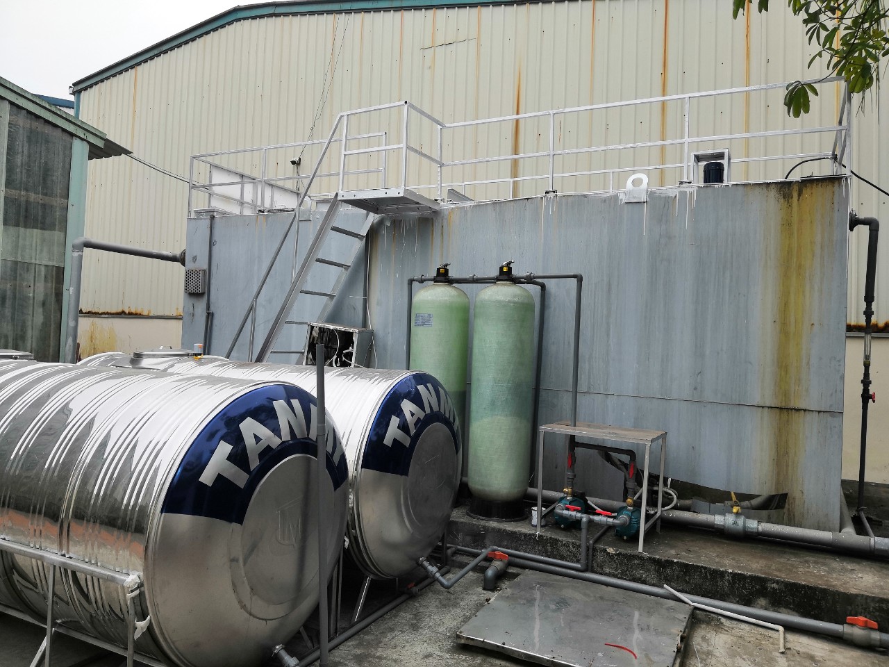 Cải tạo hệ thống xử lý nước thải sinh hoạt nhà máy công suất 30 m3/ngày