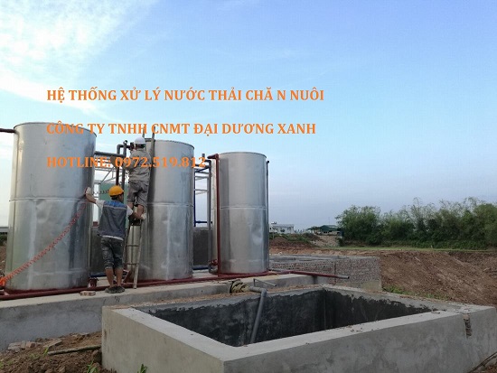 Hệ thống xử lý nước thải chăn nuôi tại Thái Bình